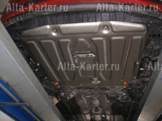 Защита алюминиевая Alfeco для картера и КПП Kia Ceed II 2012-2015
